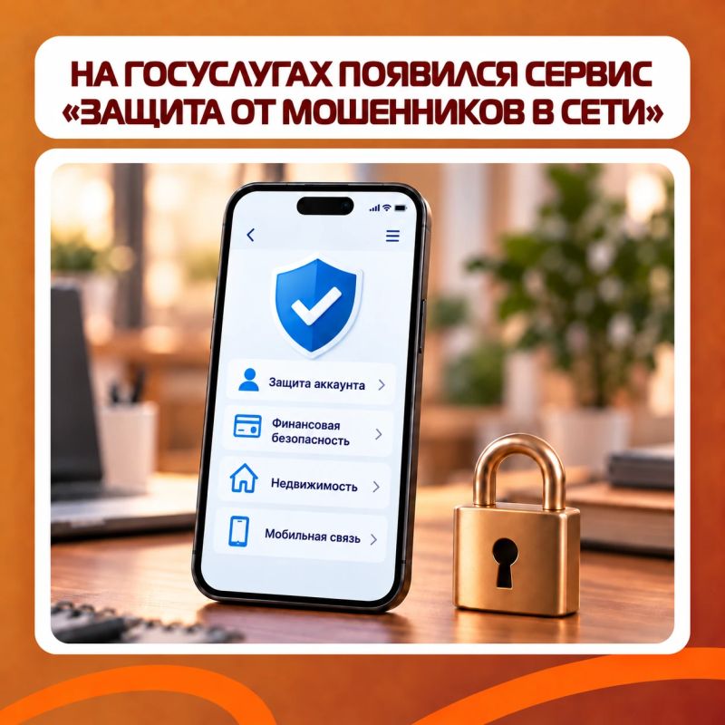 На Госуслугах появился сервис «Защита от мошенников в сети»