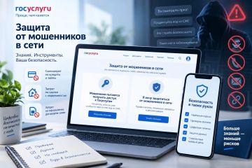Защита от мошенников в сети: полезные инструменты на Госуслугах