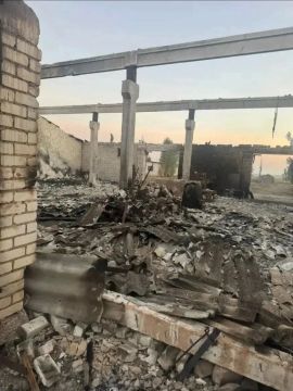 «Баба-яга» уничтожила ангар в Збурьевке