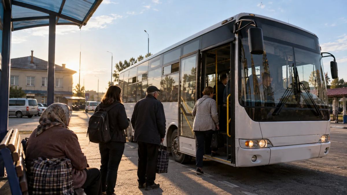 Геническ и Павловку свяжет новый автобусный маршрут