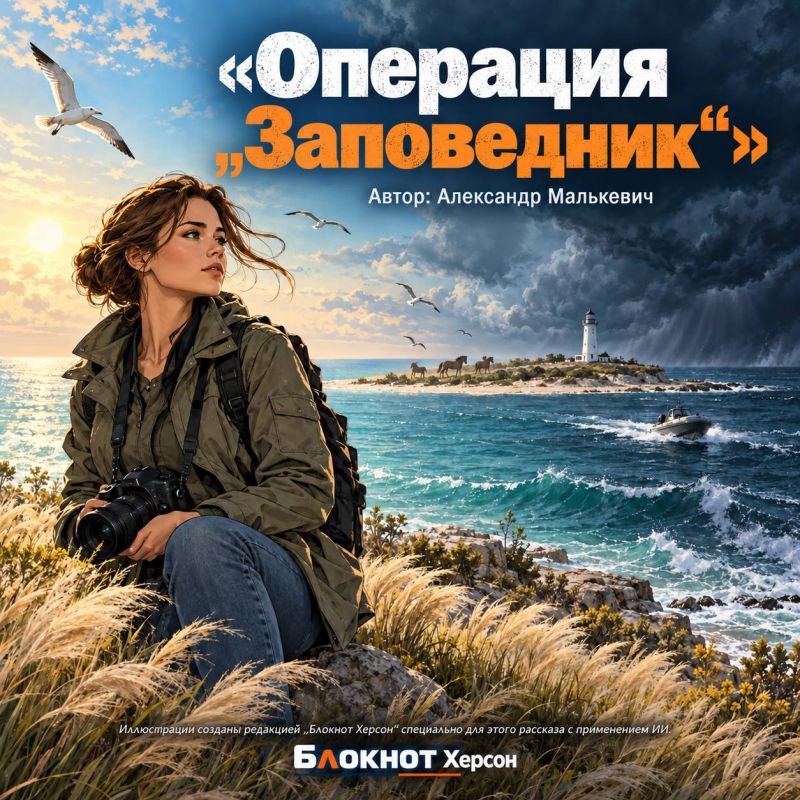 Операция «Заповедник». История о том, как весной 2023 года военкор Настя с позывным «Сова» вместе с небольшой компанией отправилась из Геническа на остров Бирючий