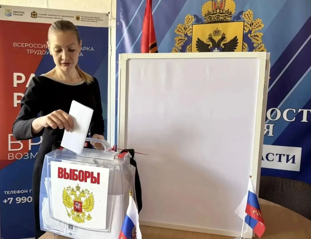 Руководитель Службы занятости населения Херсонской области - Ирина Мордачёва проголосовала на выборах в Государственную Думу Руководитель Службы занятости населения Херсонской области - Ирина Мордачёва проголосовала на выборах в Государственную Думу