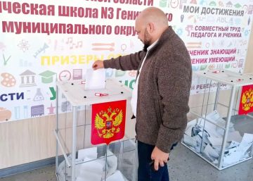 Сергей Георгиев: Сегодня в Херсонской области стартовали первые в нашей истории выборы депутатов Государственной Думы