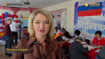 "Мы впервые участвуем в таких выборах, эмоции переполняют": Оксана Мороз назвала день выборов особенным