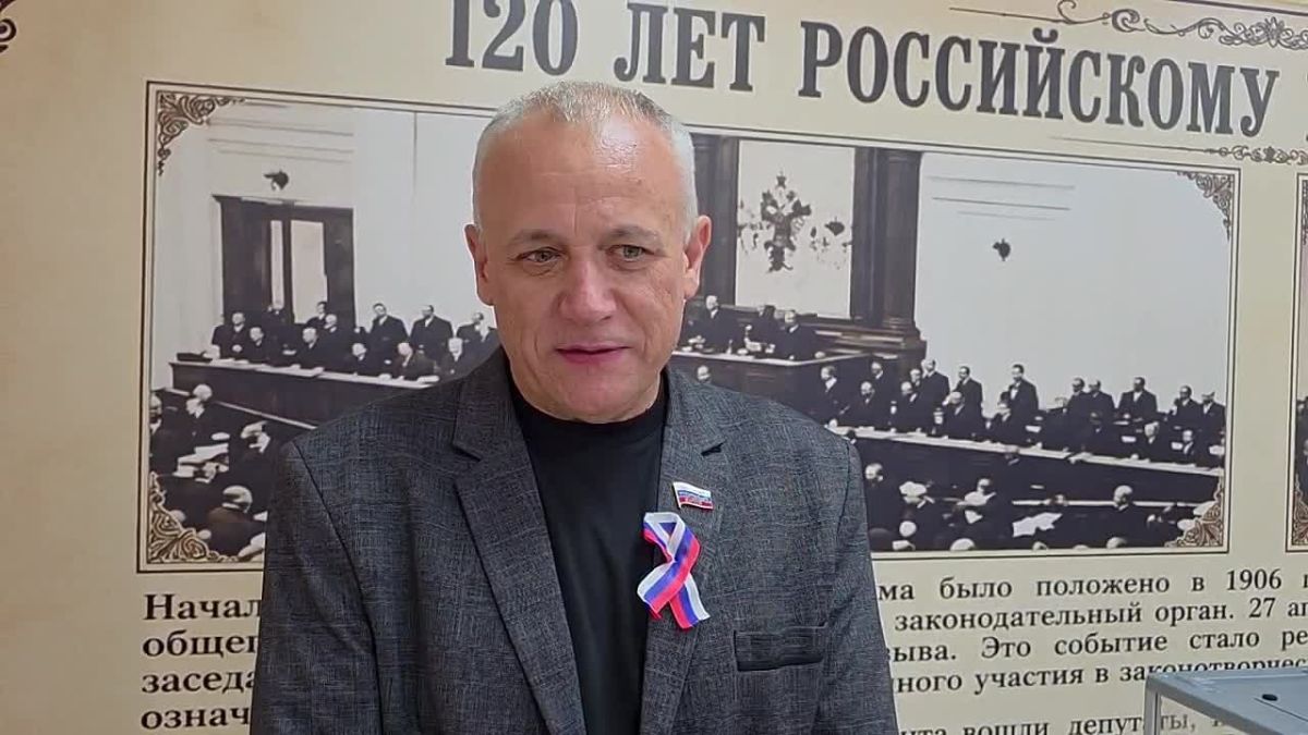 Председатель Совета депутатов Чаплинского округа проголосовал на выборах в Госдуму