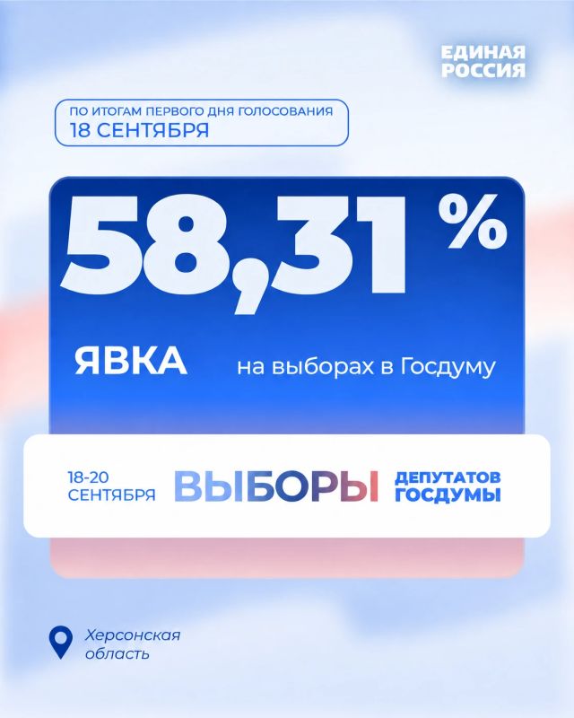 По итогам первого дня голосования явка избирателей по области превысила 58%