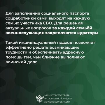 Что такое социальный паспорт семьи участника СВО и для чего он необходим?