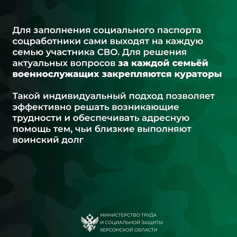 Что такое социальный паспорт семьи участника СВО и для чего он необходим? Что такое социальный паспорт семьи участника СВО и для чего он необходим?