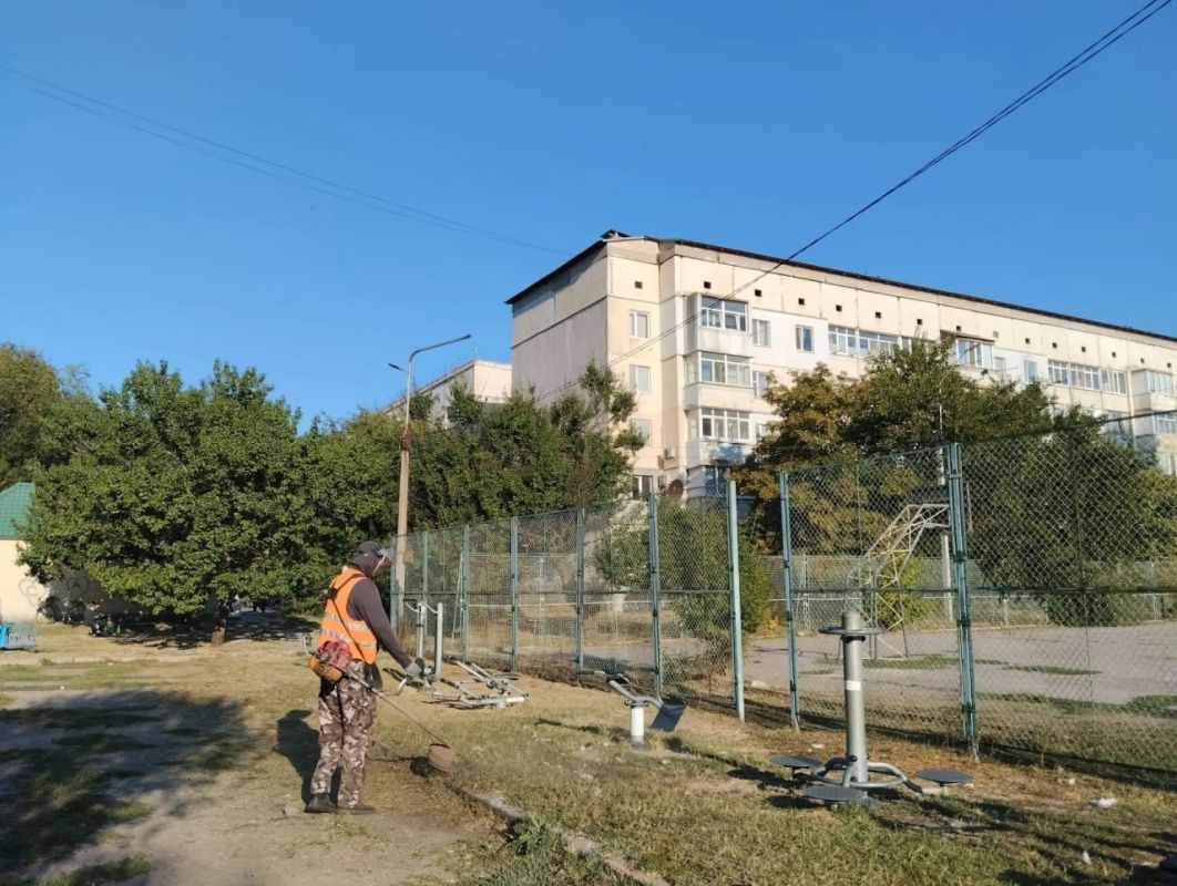 Александр Дудка: На стадионе «Кристалл» в Скадовске навели порядок