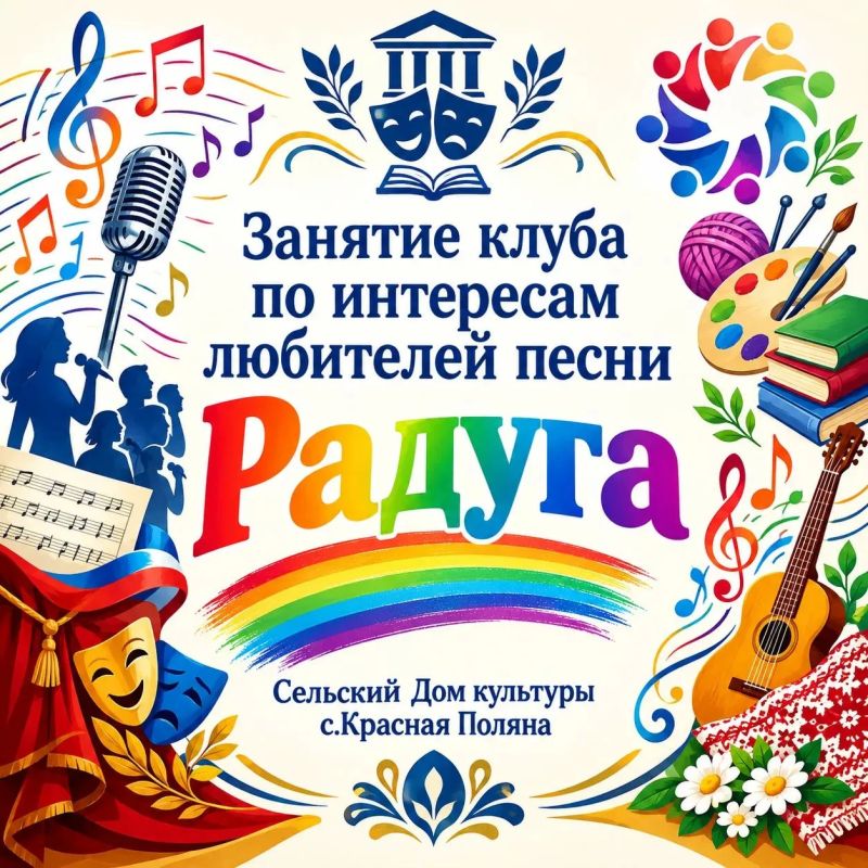 Там, где поет душа: как проходят встречи клуба «Радуга» В сельском Доме культуры села Красная Поляна прошло очередное занятие клуба любителей песни "Радуга". Здесь собираются те, кто просто любит петь и делиться своим... Там, где поет душа: как проходят встречи клуба «Радуга» В сельском Доме культуры села Красная Поляна прошло очередное занятие клуба любителей песни "Радуга". Здесь собираются те, кто просто любит петь и делиться своим...