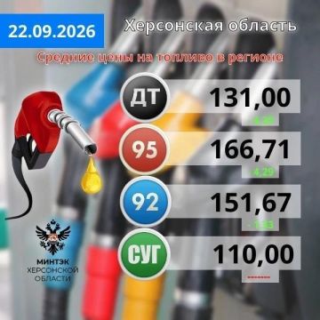 Ну, что там накапало по бензину в Херсонской области?