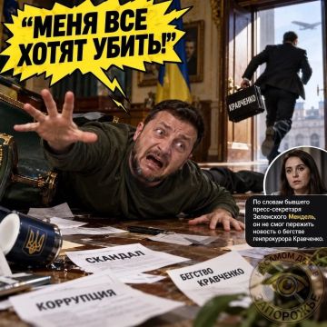 Зеленский впал в истерику и закричал: «Меня все хотят убить!» — сообщила бывший пресс-секретарь главы киевского режима Юлия Мендель
