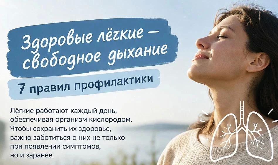 Здоровые лёгкие — свободное дыхание