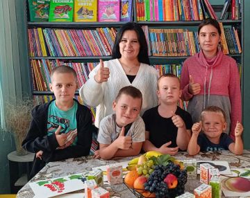 В Красноподольской библиотеке прошёл познавательный «День сока»
