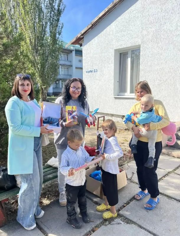 Движение Первых Херсонской области оказало помощь семье с тремя детьми из Алешкинского округа Движение Первых Херсонской области оказало помощь семье с тремя детьми из Алешкинского округа
