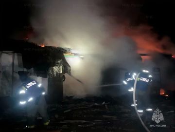 В Новокиевке произошел пожар в хозяйственной постройке