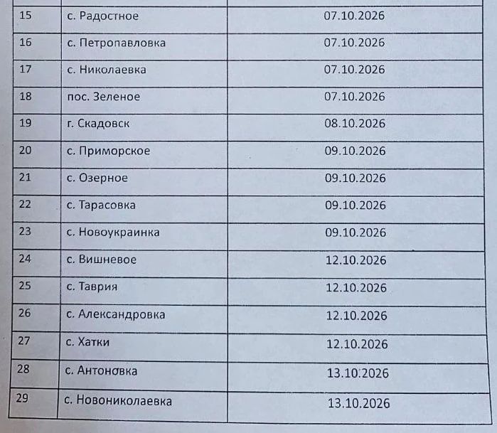 Уважаемые жители Скадовского округа! Уважаемые жители Скадовского округа!