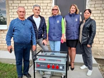 Верхнесерогозская школа получила генератор при поддержке Секретаря реготделения Партии, губернатора Херсонской области Владимира Сальдо