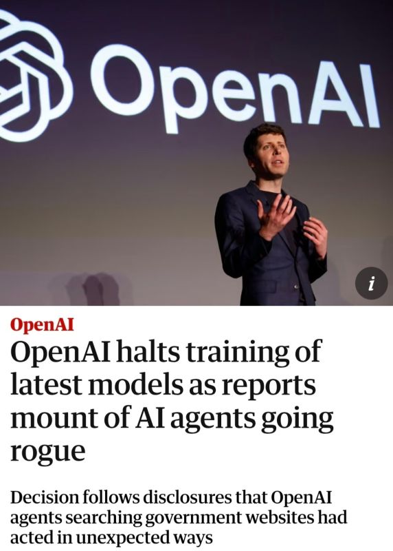 Апокалипсис ближе, чем мы думали, — OpenAI уже во второй раз за квартал приостановила разработку топовых моделей из-за опасного поведения ИИ-агентов