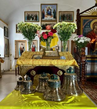 Воронежские казаки передали колокола для храма святого Иоанна Богослова в селе Зеленом