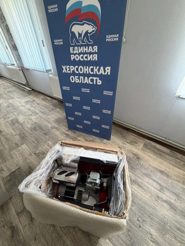Краснодарский край направил бензиновый двигатель для спецтехники в Херсонскую область