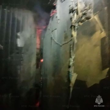 Ночью в Каховке горел торговый павильон
