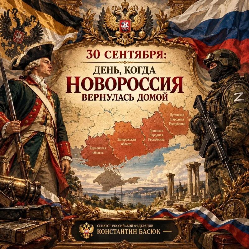 Константин Басюк: 30 сентября: Новороссия вернулась домой