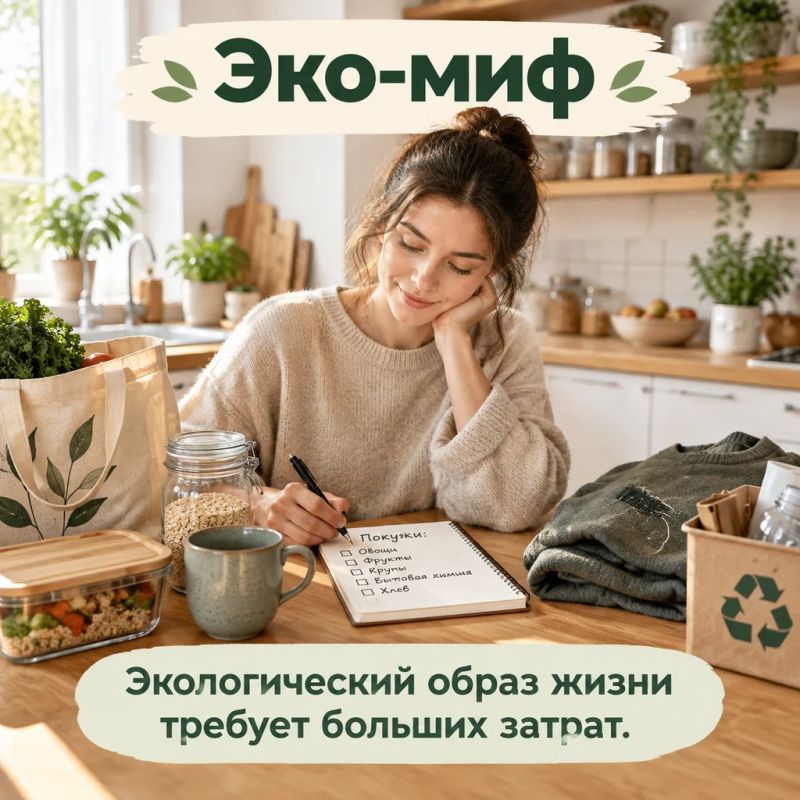 Эко-миф: «Экологично жить — значит тратить больше»