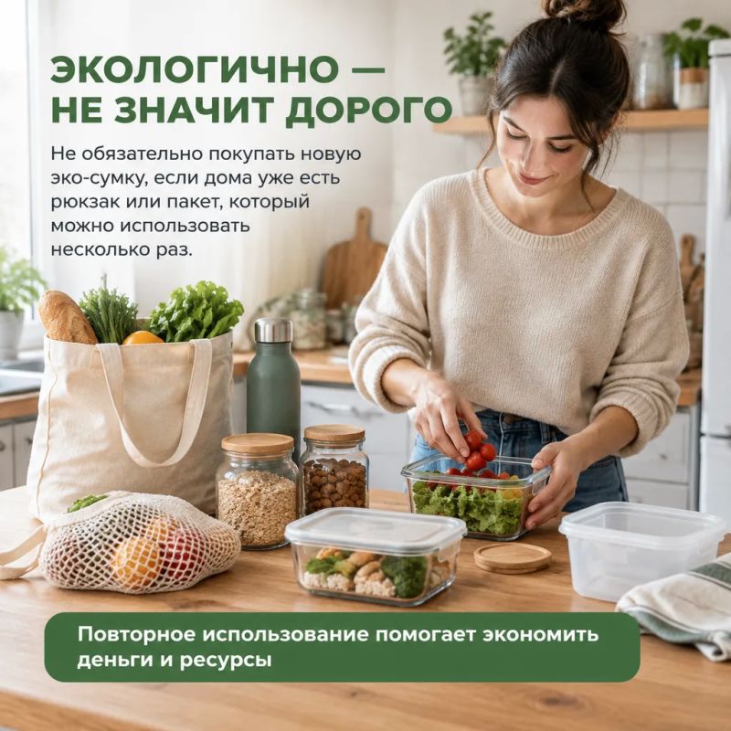 Эко-миф: «Экологично жить — значит тратить больше» Эко-миф: «Экологично жить — значит тратить больше»