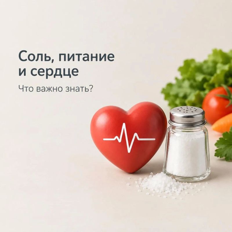 Соль, питание и сердце: что важно знать