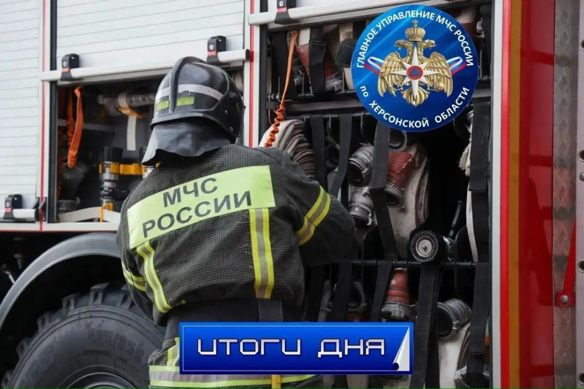 За дежурные сутки пожарно-спасательные подразделения МЧС Херсонской ликвидировали три пожара — один техногенный и два ландшафтных