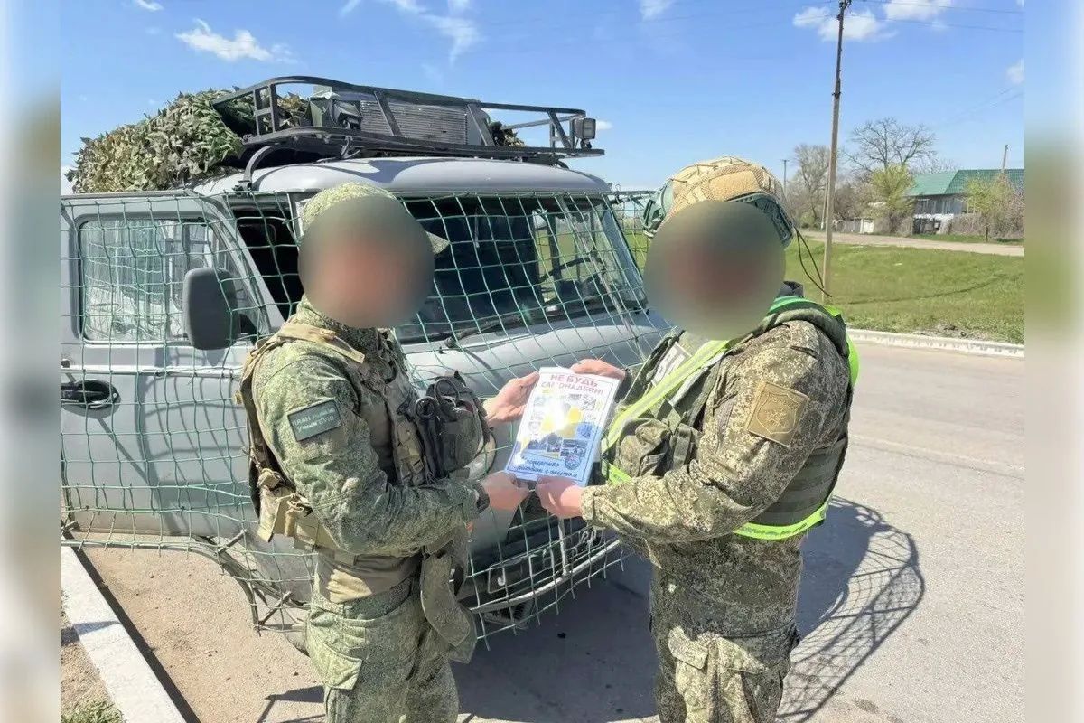 Военная автоинспекция проверяет машины на дорогах Херсонщины