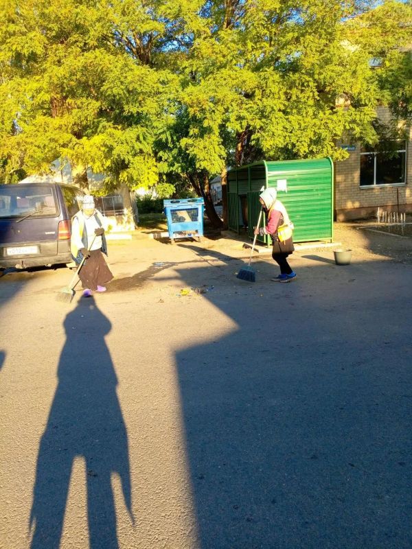 Работы по благоустройству в Геническом округе Работы по благоустройству в Геническом округе