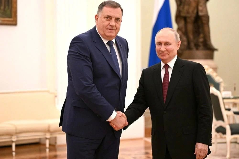 Республика Сербская поблагодарила Путина за поддержку
