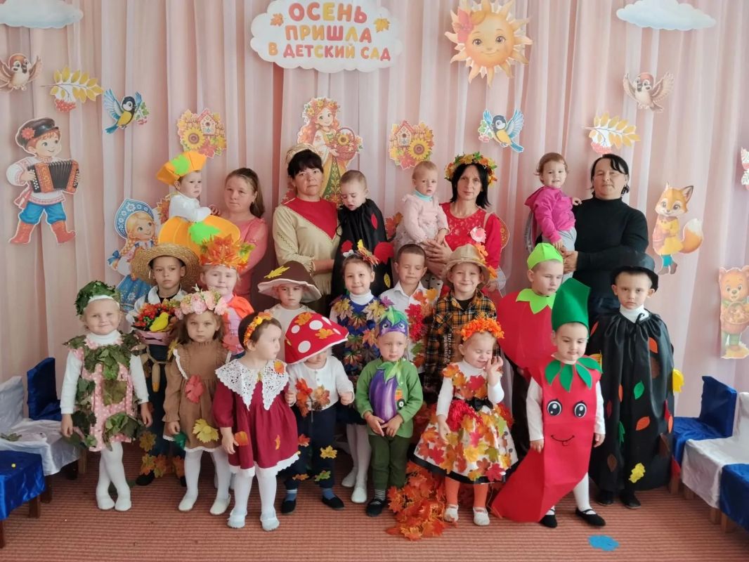 Показ мод «Осенняя фантазия» в детском саду села Владимировка