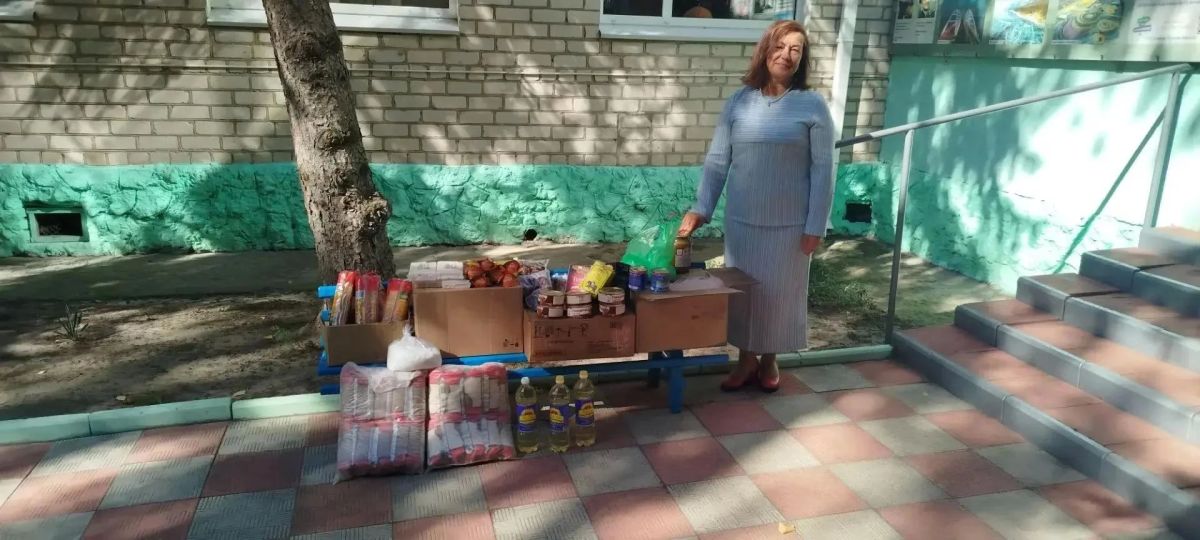 В детские сады Лазурного и Владимировки передали продукты питания