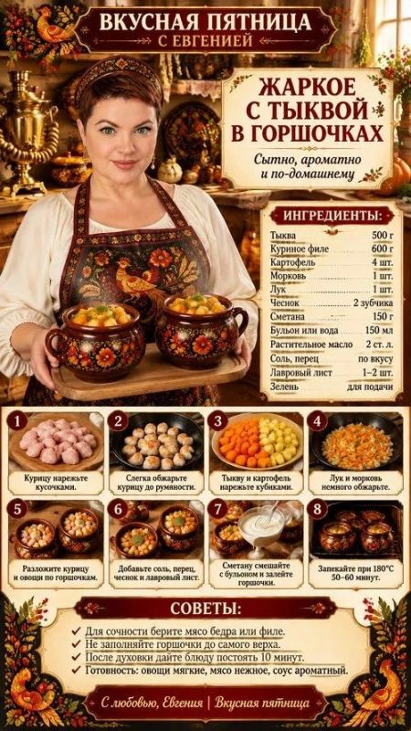 Дорогие друзья!. Сегодня пятница, а значит, мы начинаем нашу новую рубрику — «Вкусная пятница с Евгенией» Дорогие друзья!. Сегодня пятница, а значит, мы начинаем нашу новую рубрику — «Вкусная пятница с Евгенией»