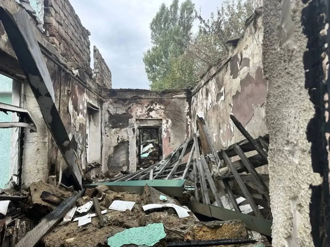 Здание Гладковского лесничества разрушено в результате удара ВСУ