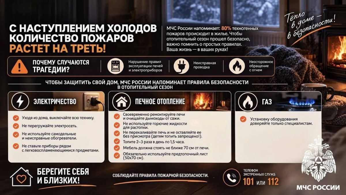 Правила безопасности в отопительный сезон