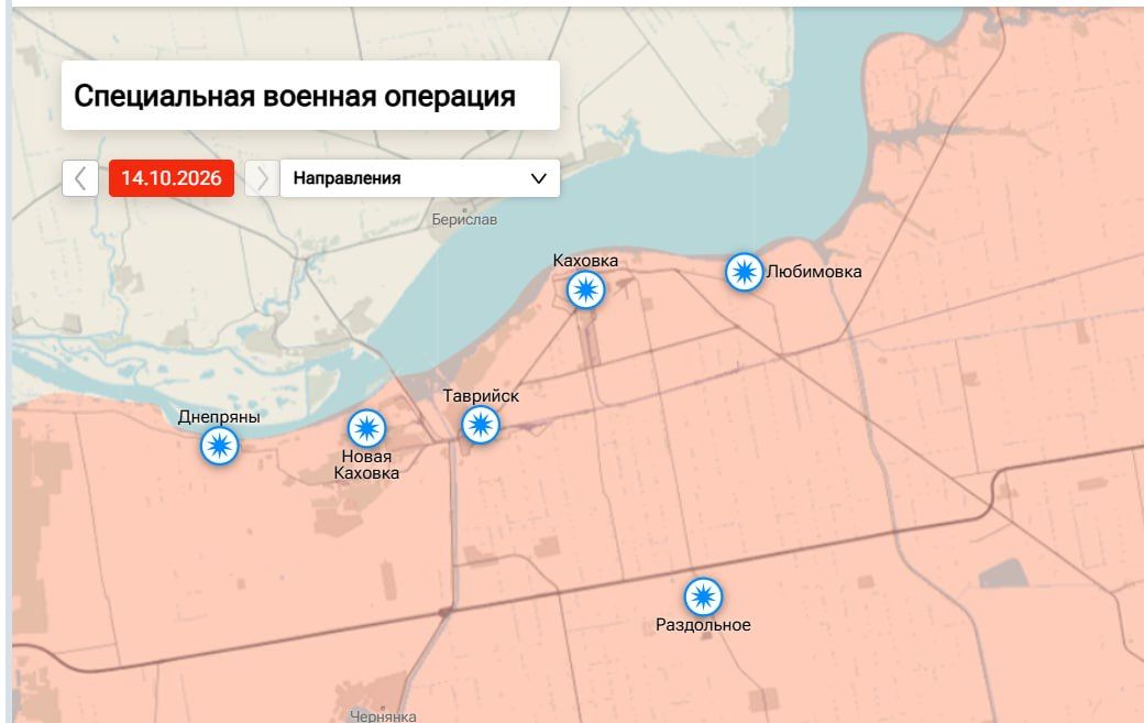Утренняя сводка по обстрелам левобережья Херсонской области на 09:00 утра 15 октября
