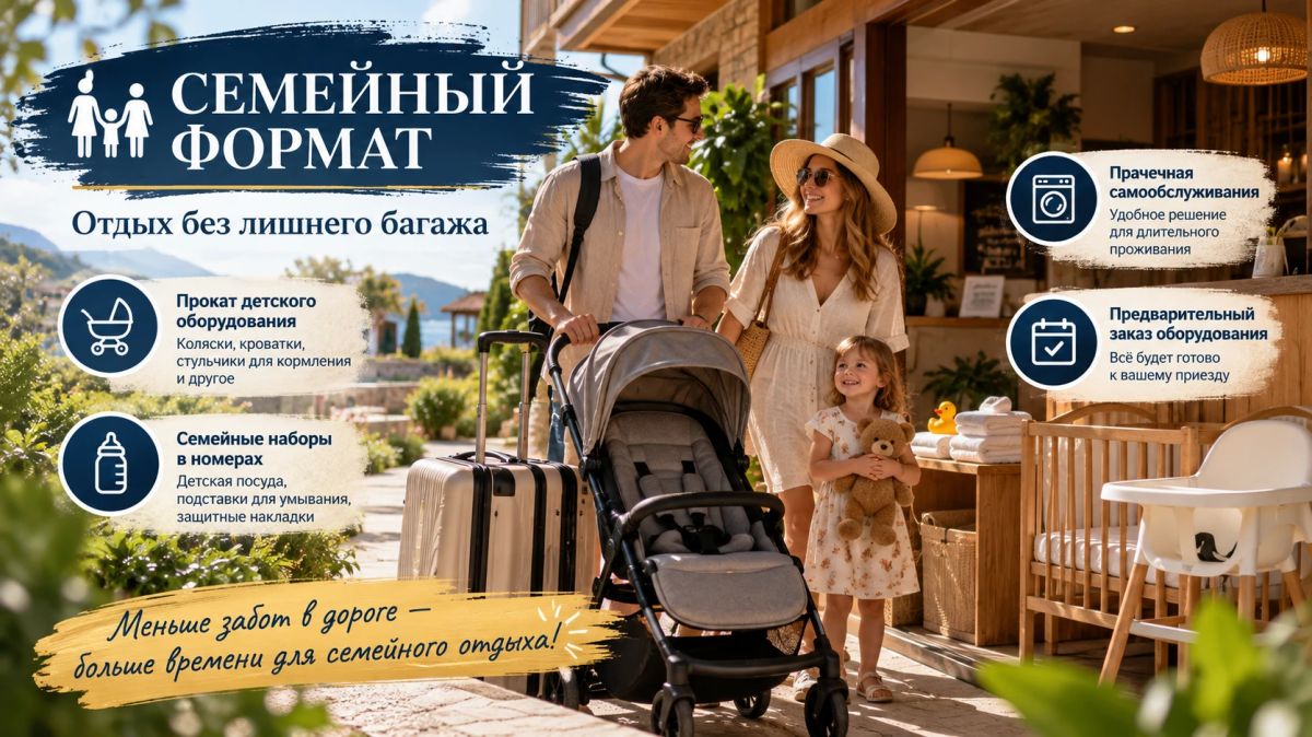 СЕМЕЙНЫЙ ФОРМАТ | Отдых без лишнего багажа
