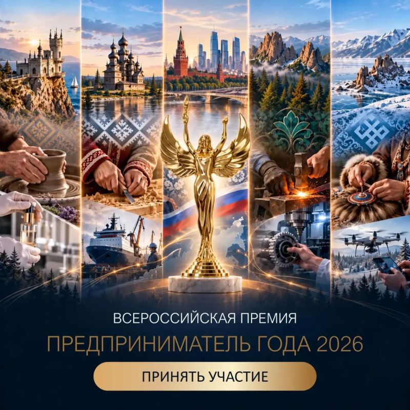 ФИНАЛЬНЫЙ ЭТАП ПРИЁМА ЗАЯВОК НА ПРЕМИЮ «ПРЕДПРИНИМАТЕЛЬ ГОДА-2026»