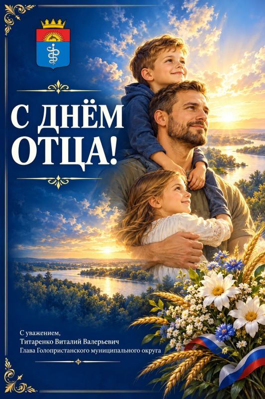 Виталий Титаренко: Дорогие жители Голопристанского муниципального округа!
