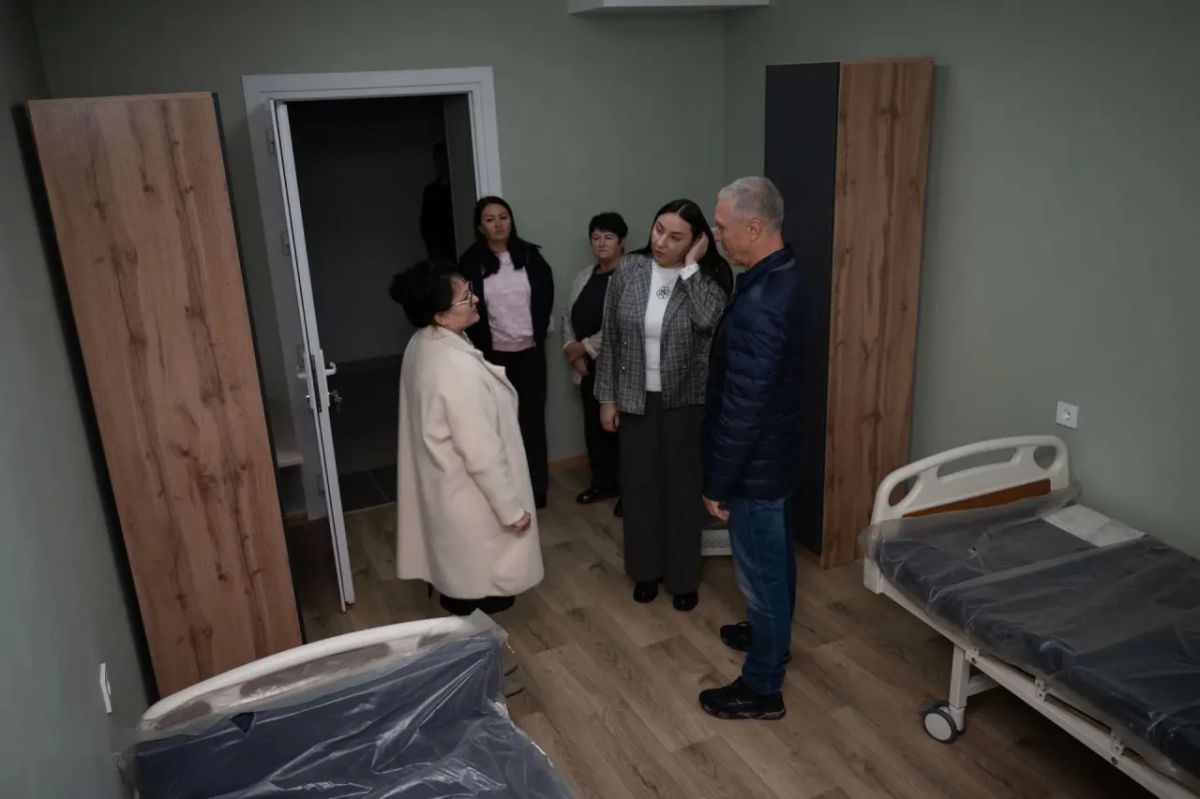 Проведена инспекция строительства гериатрического пансионата в Новотроицком Проведена инспекция строительства гериатрического пансионата в Новотроицком