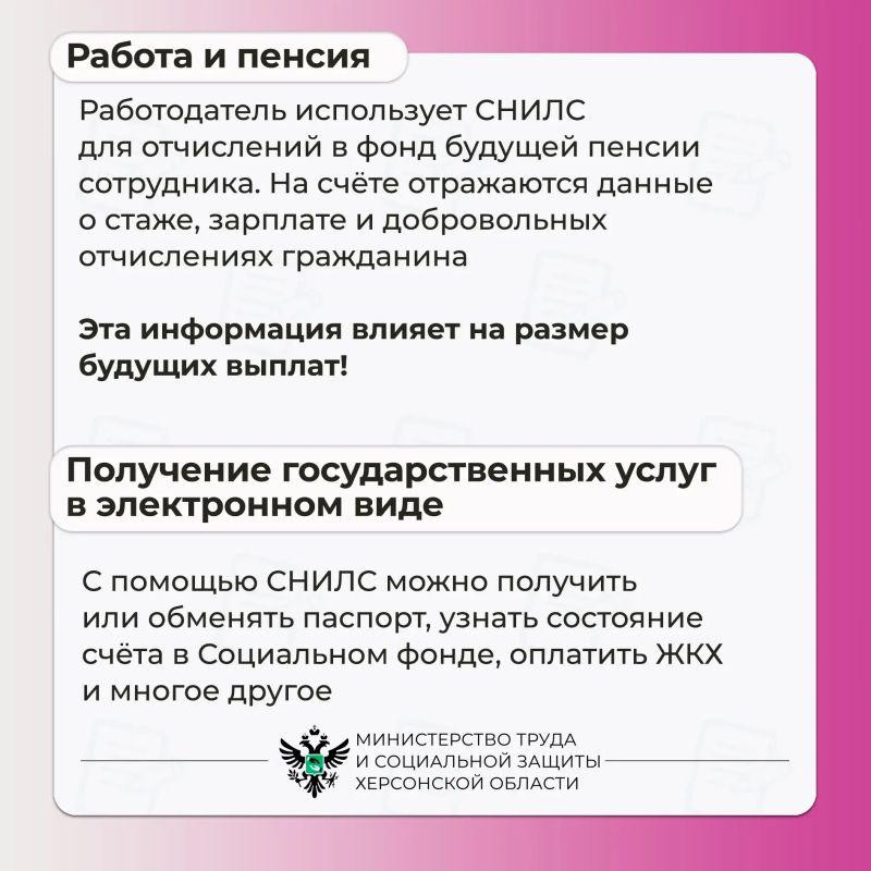 Индивидуальный номер лицевого счета в системе пенсионного страхования Индивидуальный номер лицевого счета в системе пенсионного страхования