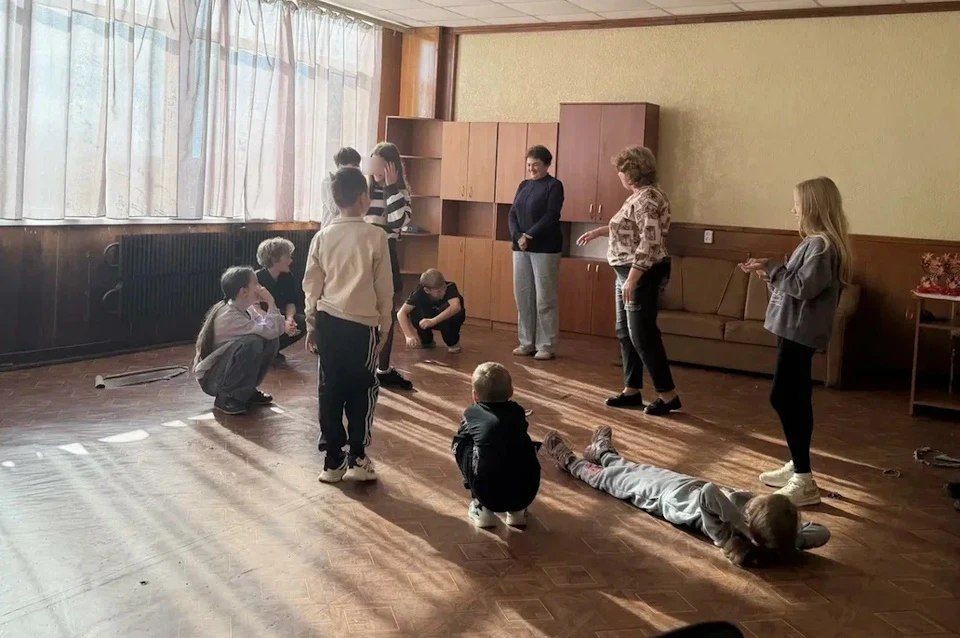 Дети ветеранов СВО Херсонщины побывали на открытом уроке в театральной студии
