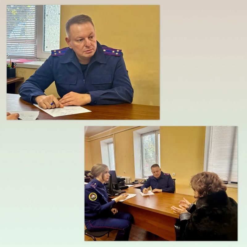 Заместитель руководителя следственного управления провел выездной прием граждан в Нижних Серогозах
