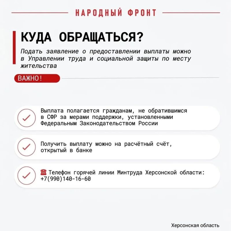 Народный фронт объясняет: как получить ежемесячную социальную выплату пенсионеру Народный фронт объясняет: как получить ежемесячную социальную выплату пенсионеру