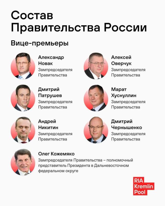 Обновление правительства: ключевые перемены Обновление правительства: ключевые перемены