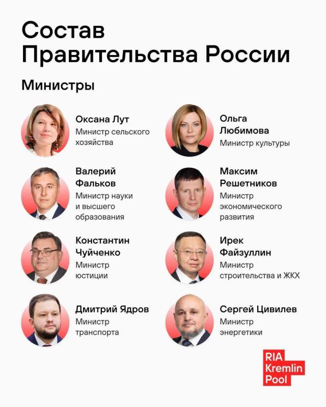 Обновление правительства: ключевые перемены Обновление правительства: ключевые перемены